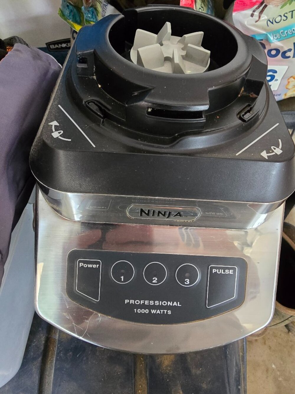 Ninja Blender Model NJ600 Base Motor Only Works Well 1000 Watt